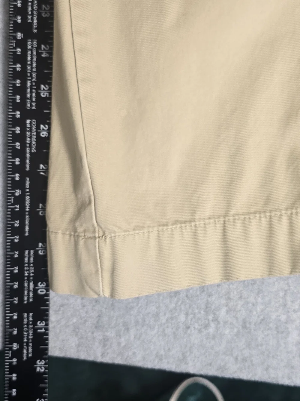 Banana Republic Men’s 31x32 Boot Cut Chino Pants Khaki Tan 100% Cotton